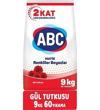 ✔️ABC стиральный порошок 9кг Роза д\белого и цветного  - купить за  в г. Махачкале