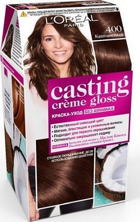 L'Oreal Paris Краски Casting Crème Gloss Крем 400 (Каштановый) от магазина МылоПорошок