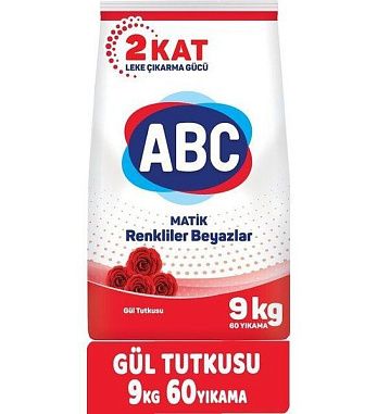 ✔️ABC стиральный порошок 9кг Роза д\белого и цветного  - купить за  в г. Махачкале