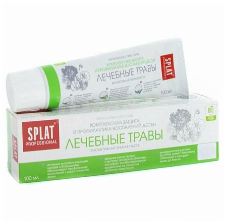 ✔️Зубная паста SPLAT Professional 40 мл Лечебные травы - купить за  в г. Махачкале
