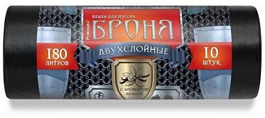 ✔️Ромашка Мешки д/мусора БРОНЯ двухслойные с завязками 10шт 180л - купить за  в г. Махачкале