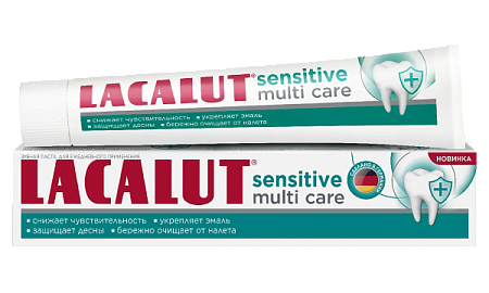 ✔️LACALUT sensitive multi care профилактическая зубная паста, 60g (662960) - купить за  в г. Махачкале