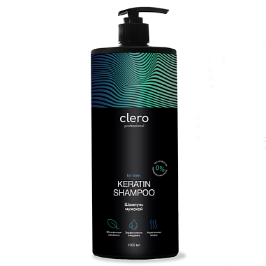 Clero Шампунь 1000мл Мужской с кератином от магазина МылоПорошок