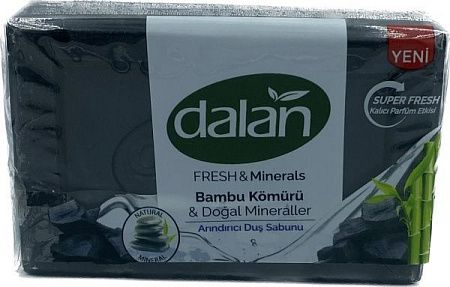 Dalan Fresh&Minerals глицериновое банное мыло 150г Бамбук и уголь от магазина МылоПорошок