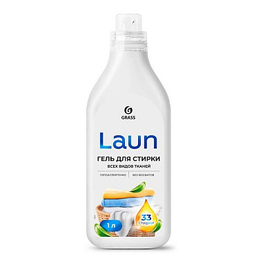✔️GRASS Laun Гель д/стирки 1л для всех видов тканей - купить за  в г. Махачкале