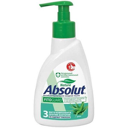 Absolut Мыло-жидкое Nature 250гр Алоэ от магазина МылоПорошок