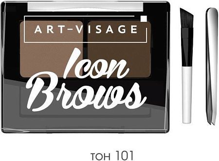 ✔️Art-Visage Тени для бровей 3,6г тон101 - купить за  в г. Махачкале