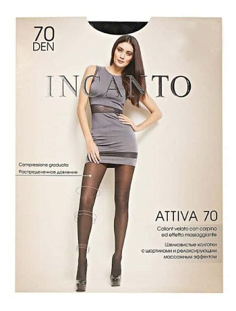 ✔️Колготки Incanto Attiva 20 den 3 (M) Nero - купить за  в г. Махачкале