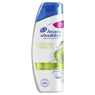 HEAD & SHOULDERS Шампунь 300мл против перхоти Яблочная свежесть  от магазина МылоПорошок