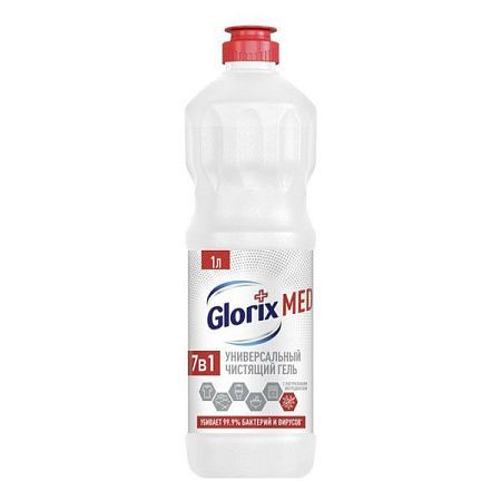 ✔️GLORIX MED 7в1 Универсальный чистящий гель 1л - купить за  в г. Махачкале
