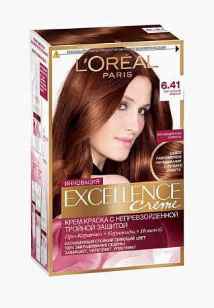 L'Oreal Paris Краски Excellence Крем 6.41 (элегантный медный) от магазина МылоПорошок