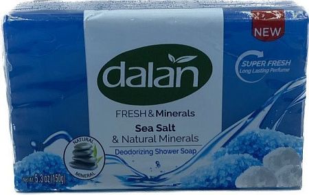 Dalan Fresh&Minerals глицериновое банное мыло 150г Морская соль от магазина МылоПорошок