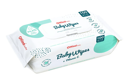 ✔️OTTINO Влажные салфетки 100шт Для детей - купить за  в г. Махачкале