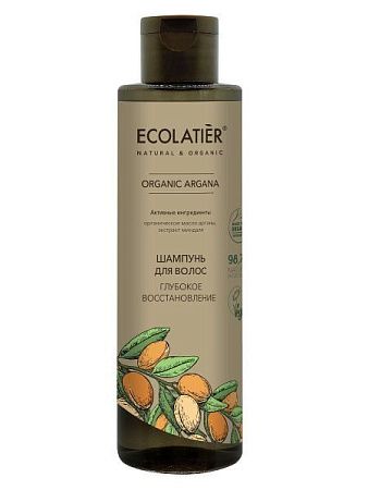 Ecolatier GREEN Шампунь для волос 250 мл Глубокое восстановление Серия ORGANIC ARGANA от магазина МылоПорошок