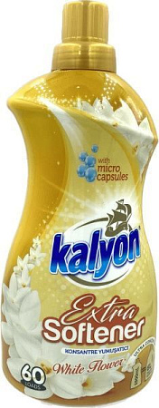 ✔️Kalyon Кондиционер д/белья Extra Softener1500мл White flower - купить за  в г. Махачкале