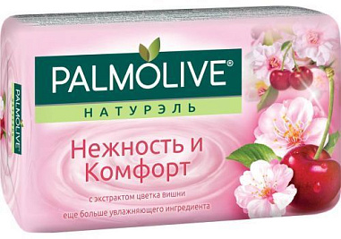 Palmolive Мыло Натурэль 90г Нежность и комфорт/72  Вишня от магазина МылоПорошок