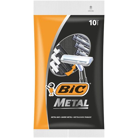 ✔️BIC Metal Бритвенные Cтанки 10шт/20  - купить за  в г. Махачкале