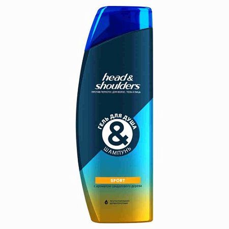 HEAD & SHOULDERS Шампунь и гель д/душа  360 Спорт с ароматом сандалового дерерва от магазина МылоПорошок