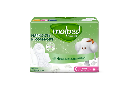 ✔️Molped Прокладки Soft Comfort 6к 7шт Night - купить за  в г. Махачкале