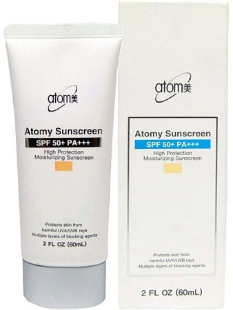 ✔️Atomy Крем солнцезащитный Spf 50+PA+++ 60мл - купить за  в г. Махачкале