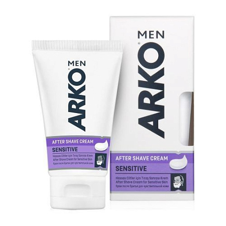 ✔️ARKO Men крем после бритья 50мл Sensitive /24 - купить за  в г. Махачкале