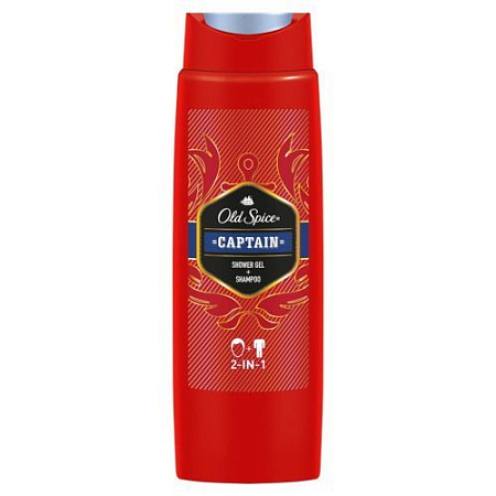 ✔️OLD SPICE Гель для душа + шампунь2 в1 CAPTAIN  250 мл - купить за  в г. Махачкале