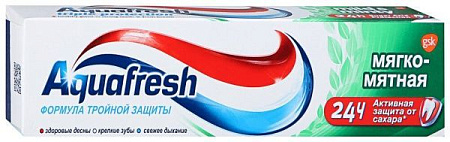 ✔️Aquafresh Зубная паста 100мл Мягко-Мятная  - купить за  в г. Махачкале
