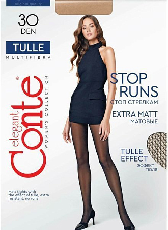 ✔️Conte Tulle Колготки 30den 4L Natural  - купить за  в г. Махачкале