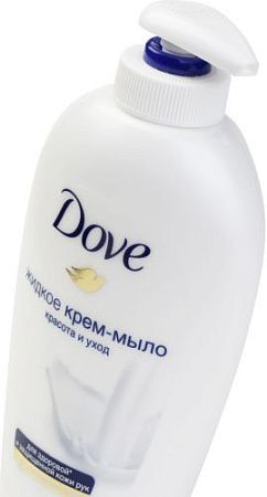 DOVE Мыло-крем жидкое 250мл красота и уход /12шт от магазина МылоПорошок