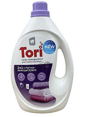 ✔️Tori Гель для стирки 3л Универсал 2в1 с пятновыводителем - купить за  в г. Махачкале