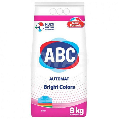 ✔️ABC стиральный порошок 9кг д\цветного color - купить за  в г. Махачкале