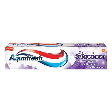 ✔️Aquafresh Зубная паста Активное отбеливание 100 мл - купить за  в г. Махачкале