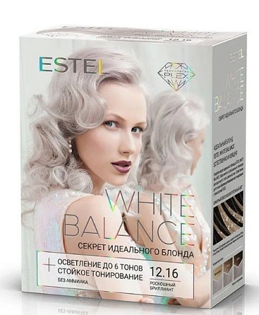 ESTEL Набор "Секрет идеального блонда  WHITE BALANCE" 12.16  Роскошный Бриллиант от магазина МылоПорошок