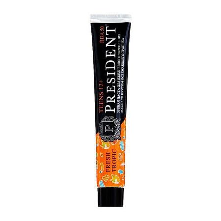 ✔️PRESIDENT Детская Зубная паста 70г Fresh Tropic 12+ - купить за  в г. Махачкале