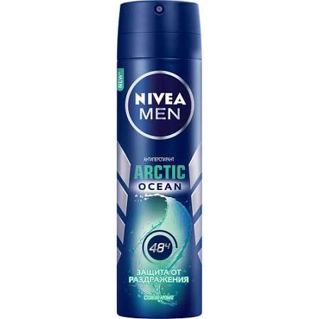 ✔️NIVEA Дез-спрей мужск. 150мл Arctic ocean - купить за  в г. Махачкале