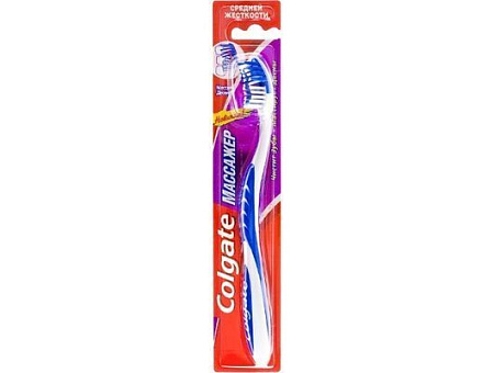 ✔️Colgate Зубная щетка Massager средняя жесткость/12 - купить за  в г. Махачкале