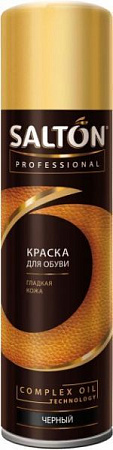 ✔️SALTON Professional краска д/обуви гладкая кожа ЧЕРНЫЙ 250мл - купить за  в г. Махачкале