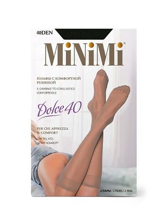 ✔️OMSA Колготки 40den Dolce 2шт гольфы Minimi nero unica - купить за  в г. Махачкале