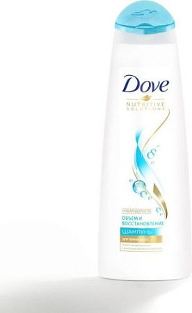 DOVE Шампунь 380мл  Объём и восстановление от магазина МылоПорошок