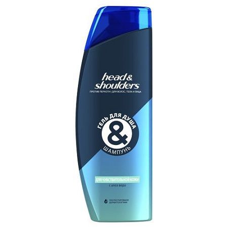 ✔️HEAD & SHOULDERS Гель для душа &  шампунь д/чувст.кожи 360 мл алоэ вера - купить за  в г. Махачкале