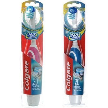 ✔️Зубная щетка Colgate 360 электр. "Суперчистота" смен.нас. - купить за  в г. Махачкале