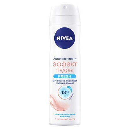 ✔️NIVEA Дез-спрей жен. 150мл Эффект пудры Fresh - купить за  в г. Махачкале