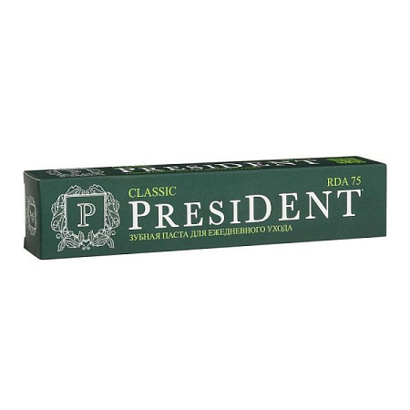 ✔️PRESIDENT Зубная паста 75мл Classic - купить за  в г. Махачкале