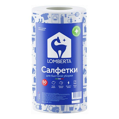 ✔️Lomberta Салфетки д/быстрой уборки 50шт - купить за  в г. Махачкале