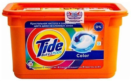 ✔️TIDE Авт Гель СМС жидк. в растворимых капсулах Color 10*16 - купить за  в г. Махачкале