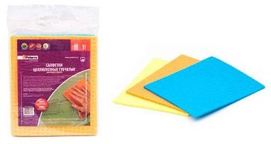 ✔️PATERRA Салфетки целлюлозные губчатые 3шт - купить за  в г. Махачкале