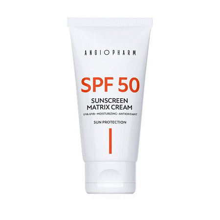 ✔️ANGIOPHARM Крем д/лица 50мл Солнцезащитный SPF 50 - купить за  в г. Махачкале