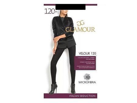 ✔️Glamour Колготки 120den 5XL Velour Nero - купить за  в г. Махачкале