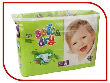 ✔️Подгузники HELEN HARPER AIR COMFORT № 6 XL . 15-30 кг 40 шт. - купить за  в г. Махачкале