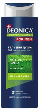 ✔️Deonica For men гель-крем для душа 3в1 250мл Актив Спорт - купить за  в г. Махачкале
